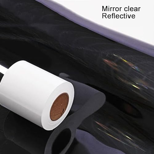 Tapis d'allée de mariage miroir noir 1x30m pour fête