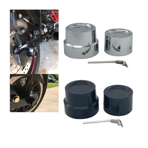 Cache-écrou d'essieu arrière moto 29mm pour Sportster et Dyna - 2