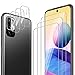 ELYCO para Xiaomi Redmi Note 10 5G/Poco M3 Pro 5G 3 Piezas Protector de Pantalla + 3 Piezas Protector de Lente Cámara, 9H Dureza Anti-Rasguños Cristal Templado & Protector de Cámara