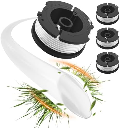 GreatBuddy 3 Pack AF-100 Weed Eater String Compatible with Black Decker Wacker String Trimmer Line, 30ft, 0.065 Inch