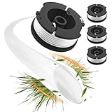 GreatBuddy 3 Pack AF-100 Weed Eater String Compatible with Black Decker Wacker String Trimmer Line, 30ft, 0.065 Inch