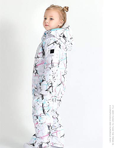 Boy And Girl's Snowsuit One Piece Ski Suits Jackets Waterproof Winter Warm Jumpsuits Snowboard Coats For Kids #TOP2