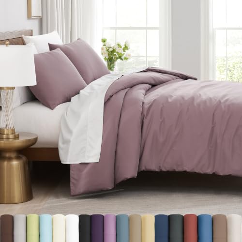 Southshore Fine Living Full/Queen Duvet Cover Set with Zipper Lavender