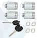 APPERFiT Door Lock Cylinders & Keys for Exterior Door Handle Compatible with Chevrolet Chevy Express/GMC Savana Cargo Van 1500 2500 3500 2001 2002 2003 2004 2005 2006 2007 2008 2009