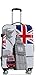 Produktbild Reise Koffer Trolley mit Polycarbonat ABS Hartschale und Motiv BB (4: 115 Liter - Gr. XL, Big Ben)