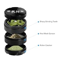 ZEUS Bolt 2 Metall Grinder, Kräutermühle & Gewürzmühle, 4-teilig, 55 mm – Ansicht 6