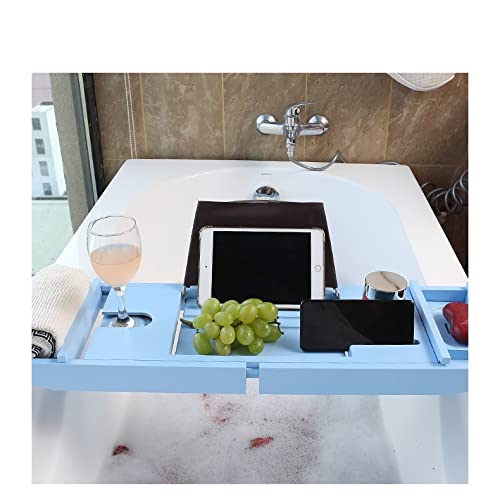 Bandeja bañera extensible con soporte de lectura para libro y tableta digital 4
