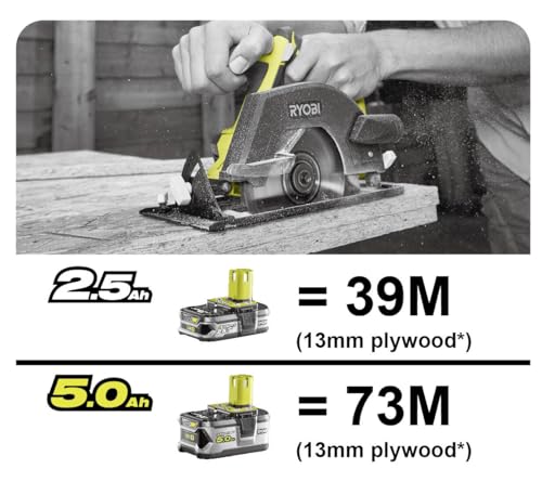 RYOBI - Scie circulaire 18 Volts ONE+, - diamètre 150 mm + lame - R18CSP-0