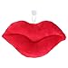 VOSAREA Coussin Decoration Canapé Oreiller De Grandes LèVres Sexy LèVres Coussin Rouge - 30x15x8 cm