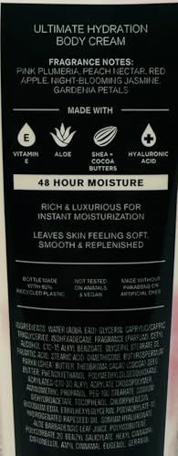 Bath & Body Works Womens Plumeria Ultimate Hydration Body Cream 8 Ounces Pack of 2