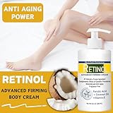 300ml Retinol Body Lotion, Advanced Firming Cream for Loose Skin, Firming Body Lotion with Coconut Oil, Retinol Body Cream for Wrinkles, Body Moisturiser for All Skin Types, Anti Aging Skincare - Image 2