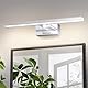 Laittiin LED Spiegelleuchte Bad Spiegellampe - 40CM Badlampe Wand IP44 Neutralweiß Wandleuchte 8W Spiegelschrank Beleuchtung 4000K Wandlampe über Spiegel für Keller Küche Badschrank