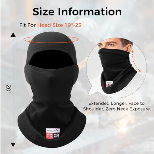 Image of Fullsheild FR Face Mask Summer Mesh Welding Balaclava Lightweight FR Mask