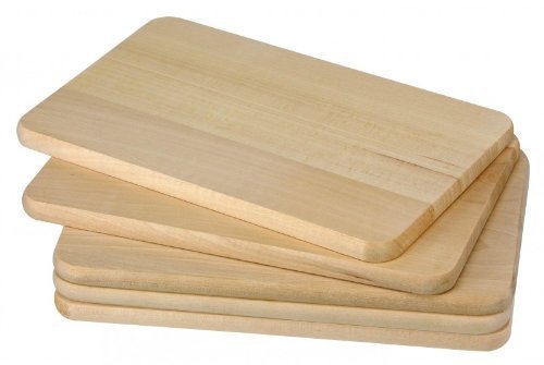 Gravidus 5x Holz Fruehstuecksbrettchen Vesperbrett Fruehstuecksbrett Cover