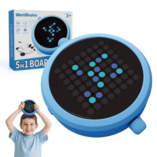 5 in 1 Electronic Board Game,Include Reversi(Othello), 4 in a