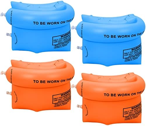 WWW Thickened Arm Floaties,Inflatable Arm Bands for Kids Children Adult-Durable [Double Airbag] Swimming Floatation Sleeves