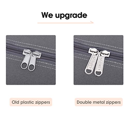 Narwey For Spirit Airlines Foldable Travel Duffel Bag Tote Carry on Luggage Sport Duffle Weekender Overnight for Women and Girls (1112 Grey)