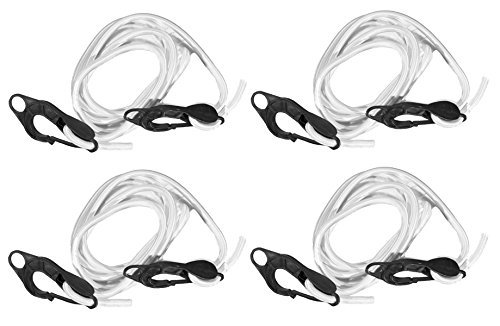 Primrose Shade Sail Fixing Plastic Snap Hook with 2m Adjustable Bungee Rope Kit for Square Shade Sails