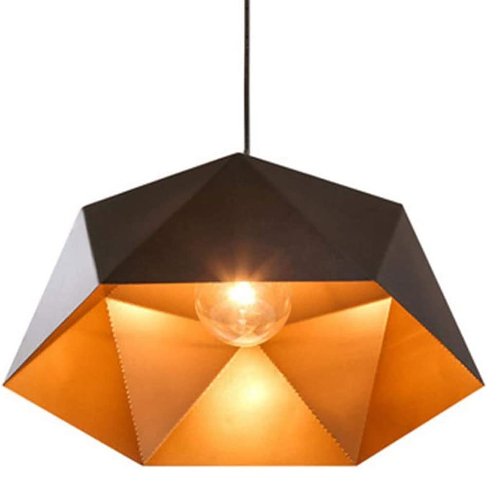 a Testa Sina con Sorgente Luminosa E27, da a Sospensione in Ferro battuto in Stile Nordico, da a Sospensione Creativa in Ferro battuto a Forma di Diamante, apparecchi di Illum