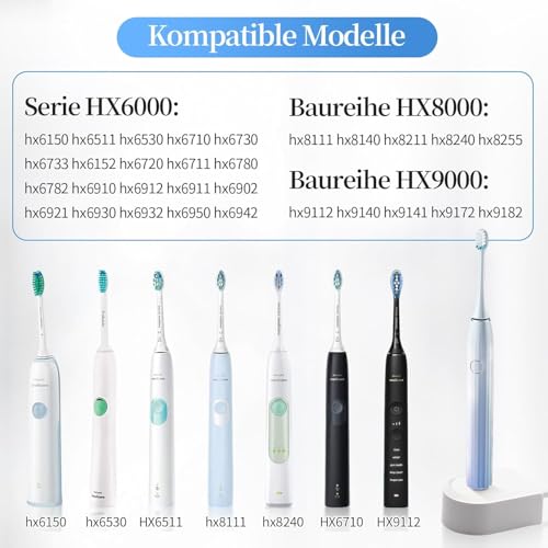 Sonicare Ladegerät für Philips Elektrische Zahnbürste - Ladestation für HX6000 HX8000 HX9000 HX6150 HX6750 HX3000 Serie, Induktions Ersatz Ladegerät