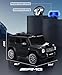 ELEMARA Licensed Mercedes-Benz AMG G63 Ride on Toys,12V Ride on Car with Remote Control,Rechargeable Battery,Flickering Lights/LED Lights, Bluetooth,Music & Horn, Soft Start, Low Battery Prompt,Black