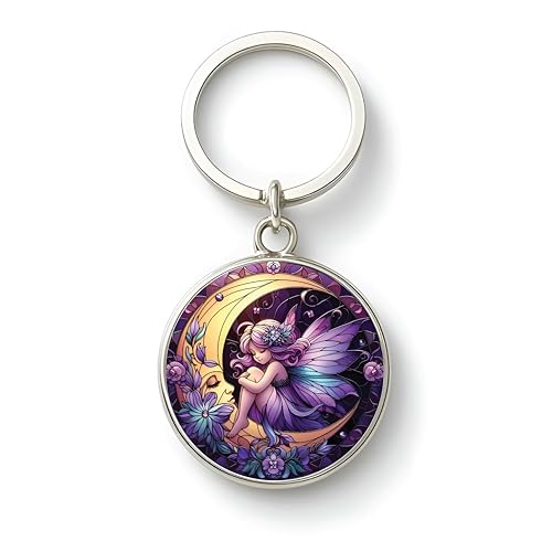 Image of MG | Protective Evil Eye /Spiritual Symbols /Om /Motivational Keychains | Double-Sided Metal Key Ring | Good Luck and devine Charm for Car, Bike, Home & Office