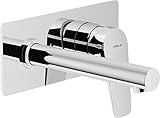 Nobili Rubinetterie Sy97198 Miscelatore Monocomando per Lavabo con installazione a parete Colezione Sky Cromo