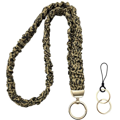 Jusen Scrunchies Lanyards for Id Badges and Keys,Cute Teacher Lanyard Straps for Women Card Holder Keychain Wallet by Jusen - Used condition - US$3.92