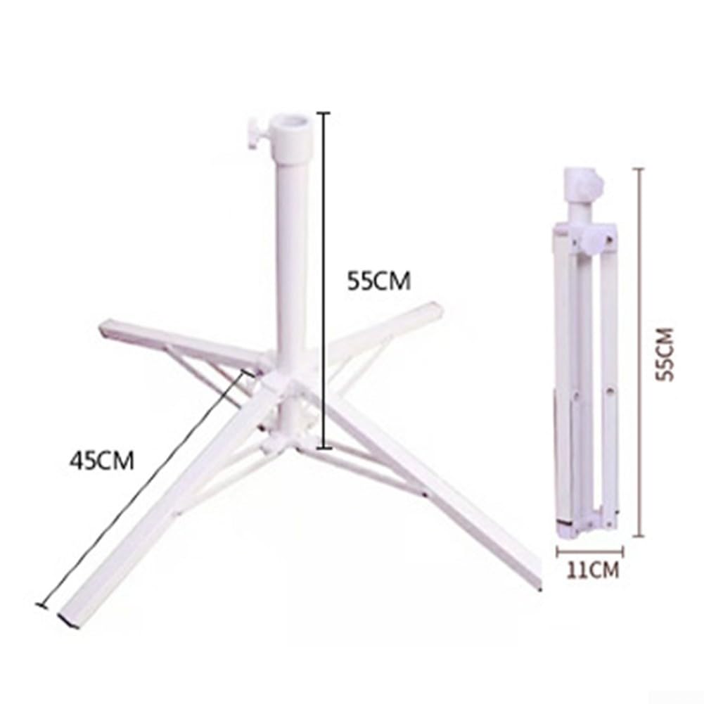 Questo Supporto Portatile per ombrellone da Esterno (3 Gambe) è Ideale per la Spiaggia e Le Avventure di Pesca. Leggero, Stabile, Facile da trasportare, Perfetto per proteggersi dal Sole e r