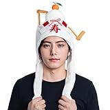 クリアストーン(Clearstone) コスプレ 正月 かぶりもの パタパタハット 鏡餅 ユニセックス ホワイト