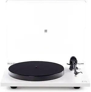 Rega Planar 1 Plus Turntable with Premounted Carbon MM Cartridge (Matte White)