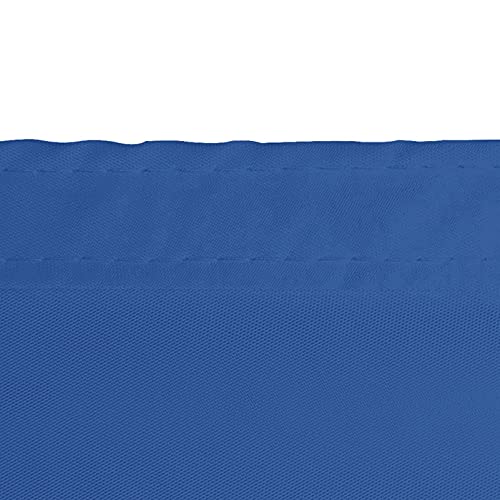 Pantalla de privacidad azul para evitar miradas vecinas sin usar tornillos 5