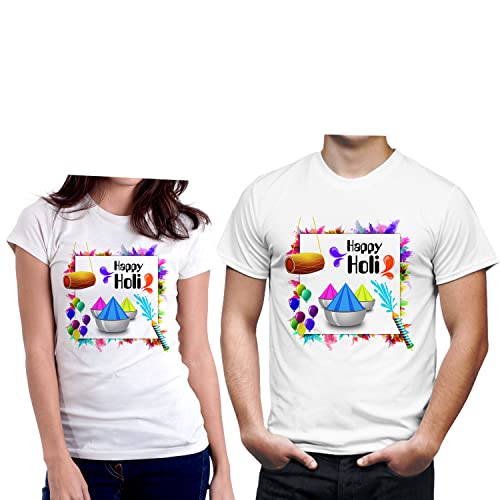 AWANI TRENDS Holi Happy Holi Printed T 