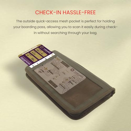 Image of SWISS MILITARY Travel Organizer Wallet with Multiple Pockets for Passports, Passport & Card Organizer, 1680D Nylon, Durable, Stylish, Secure Cash, Cards, SIM & Coins, Travel Essentials, Unisex