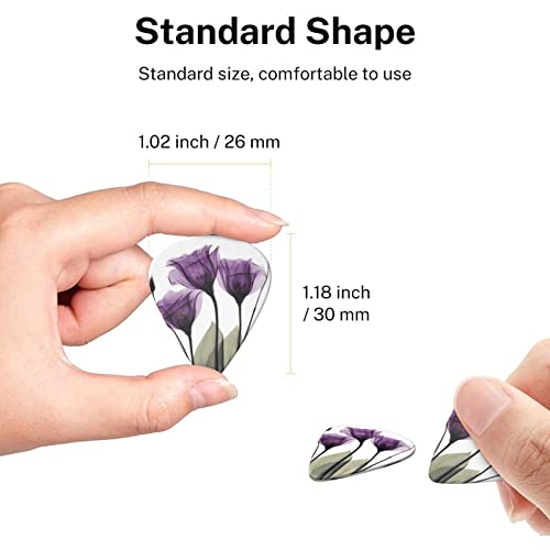 Purple Flowers Lot de 6 médiators pour guitare acoustique, guitare électrique, basse, ukulélé – fins, moyens et épais. - Les Beatles, Paul McCartney, John Lennon, RIngo Starr, George Harrison Purple Flowers Lot de 6 médiators pour guitare acoustique, guitare électrique, basse, ukulélé – fins, moyens et épais. – Image 8