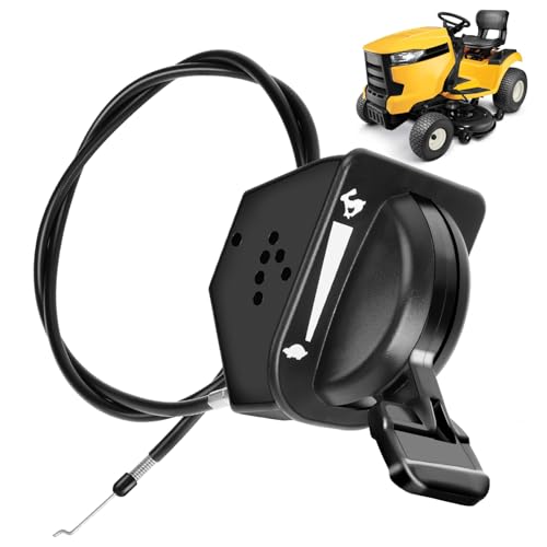 XIKOBY 946-05098C Throttle Choke Cable Compatible with Cub Cad-et XT1 LT50 LT46 GT50 GT54 XT2 LX46 LX50 Craftsman MTD Riding Lawn Mower, 746-05098C Control Cable Lawnmower Parts 946-05098A 946-05098B