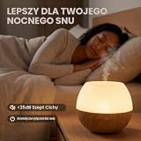 AESHORY Dyfuzor olejków eterycznych 100 ml, cichy dyfuzor zapachowy, ultradźwiękowy nawilżacz powietrza z 7 diodami LED do domu, jogi