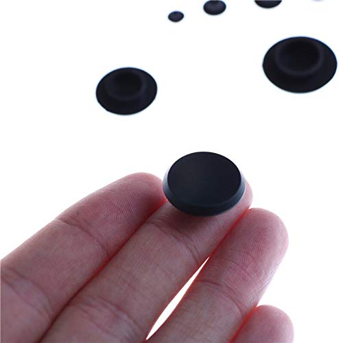 KEDSM 10 piezas M4 M5 M6 M8 M10 M12 M24 tapas de protección de cúpula de tuerca de perno cubiertas de plástico hexagonal expuesto (Color: M5)