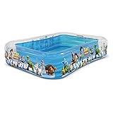 GoFloats Disney Pixar 8’ x 6’ Inflatable Pool Swimming Pool for Kids and Adults – Choose Between Cars, Frozen, Finding Nemo and Toy Story, Blue (DIS-POOL-8x6-TOYSTORY)