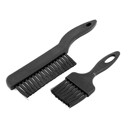 Aexit Plastic Conductive Cleaning Brushes Ground ESD Anti Static Brush Comb Set 2 Antistatic Brushes Pcs Black