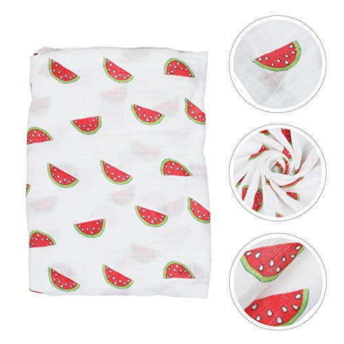 STOBOK Cobertores de Algodão de Musselina Envoltório de Bebê Cobertor de Recepção Neutro para Recém-