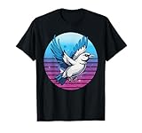 Uccello bianco blu ali volo dinamico Uccelli