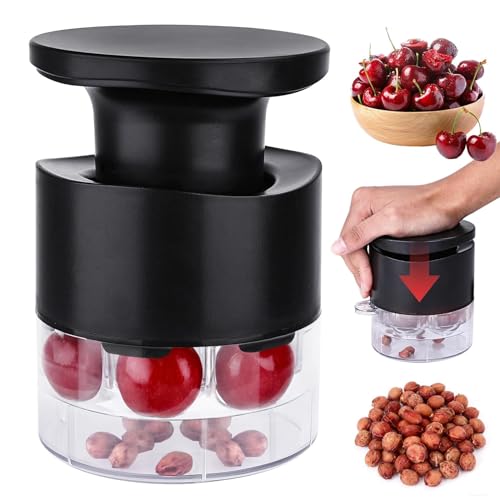 7‑Hole Cherry Pitter – Mess‑Free Fruit Pit Remover