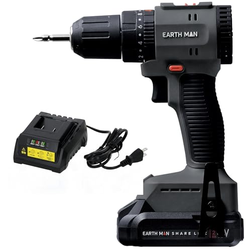 髙儀(Takagi) EARTH MAN SHARE LINK 18V 充電式 ブラシレス 振動ドリル 電動ドリル...