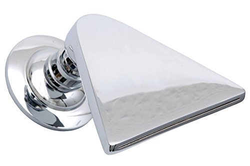 Schwallbrause Dusch Brause Kopfbrause für Sauna Wasserfall Duschkopf mit einer Breite von 130 mm und Massiv 793 gramm, verchromt