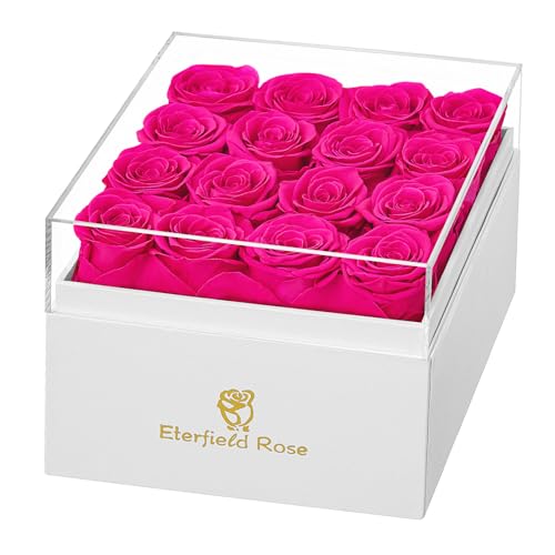 Eterfield Forever Rosenbox, 16 pinke Rosen