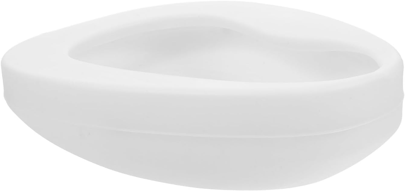 Elderly Bed Pan for Females and Males, Portable Plastic Bedside Potty Container with Lid, Lightweight Pee Bucket for Bedridden Patients and Pregnant Women, Bedpan for Home