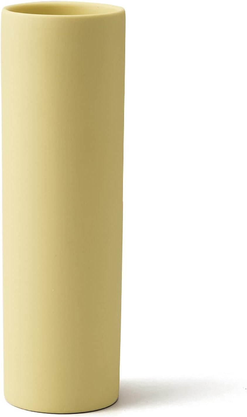 TAMAKI Flower Base AYA T-956366 Yellow, 2.4 x 7.5 inches (6 x 19 cm)
