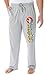 Thundercats Men's Classic Cartoon Logo Adult Loungewear Sleep Pajama Pants (Large) Heather Grey
