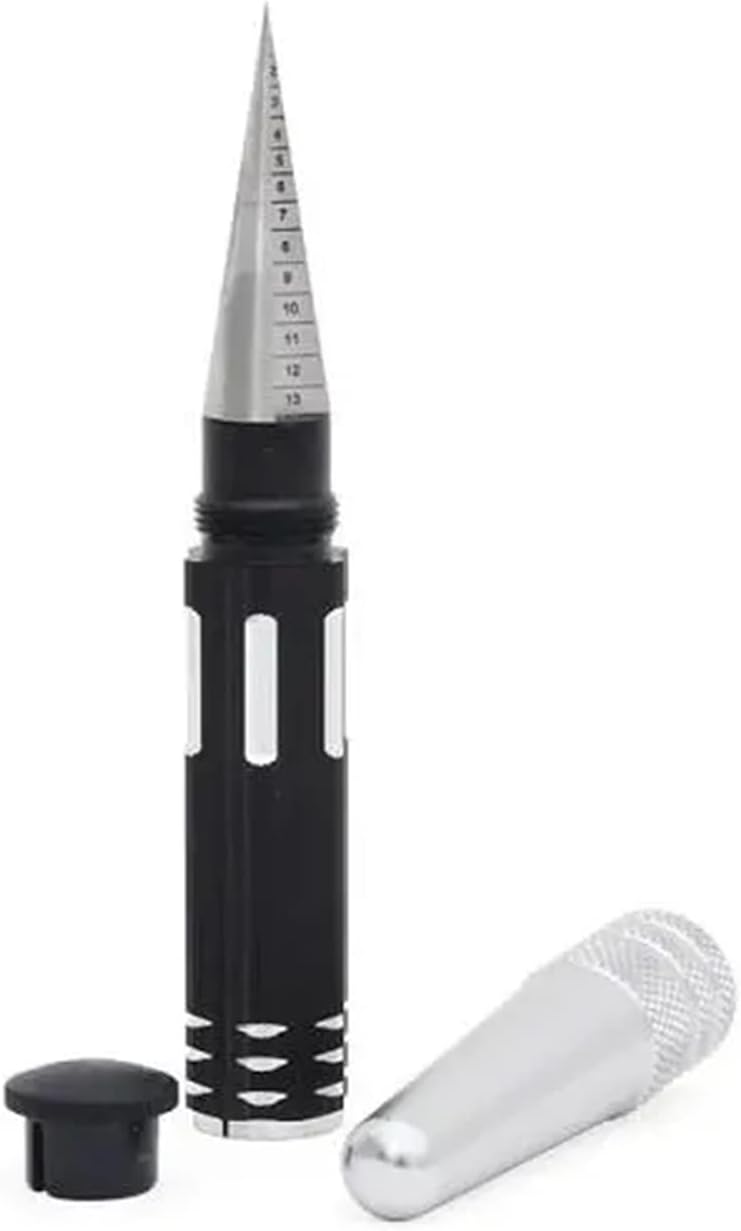 Stainless Steel Taper Reamer Hole Expanding Saw Opener Black Screwdriver Bit Diameter 0-14mm